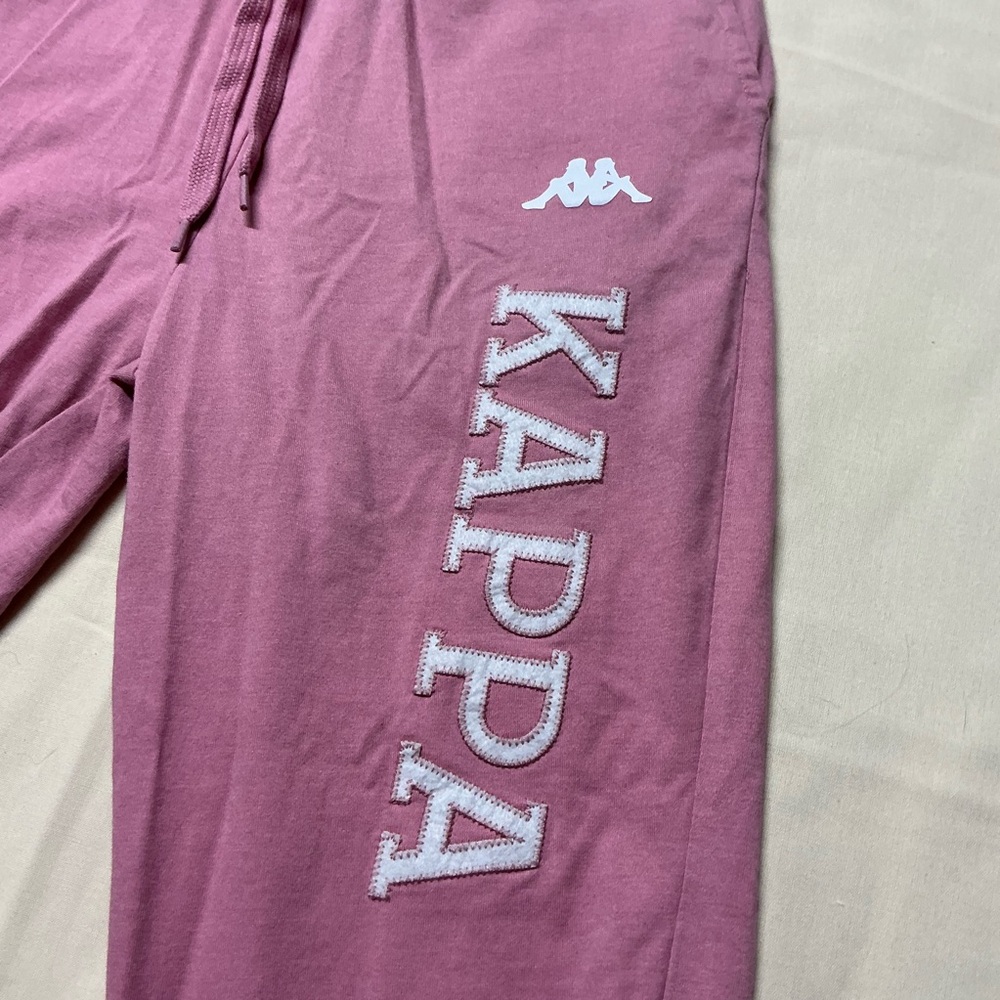 Kappa‎ Pink Jogger Sweatpants Size Small Y2K Preppy Streetwear - Picture 5 of 6